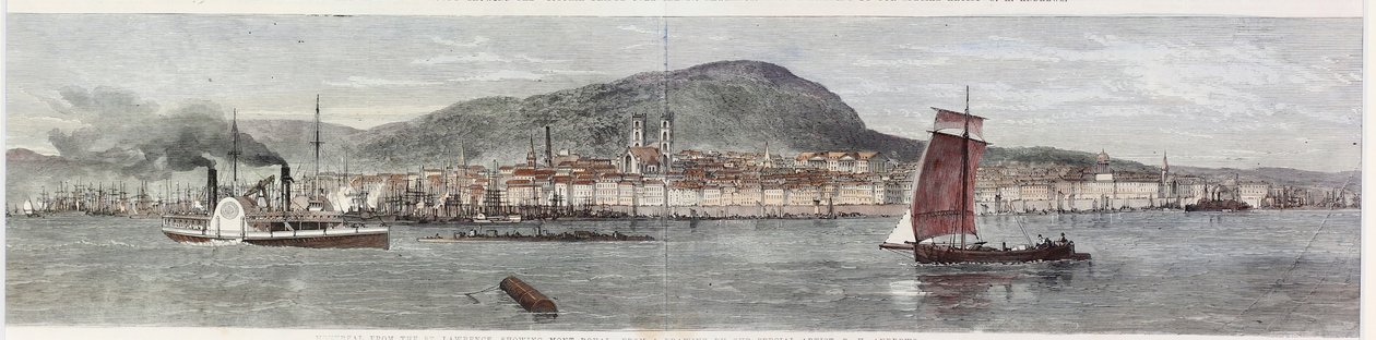 Vistas da cidade de Montreal, leste do Canadá de George Henry Andrews