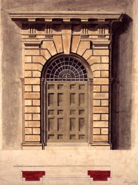 Design para um Palladian Door Surround de George Henry Bailey