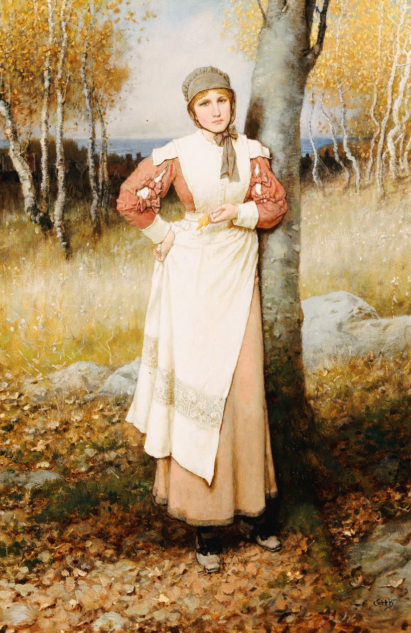 Uma Rosa na Nova Inglaterra de George Henry Boughton