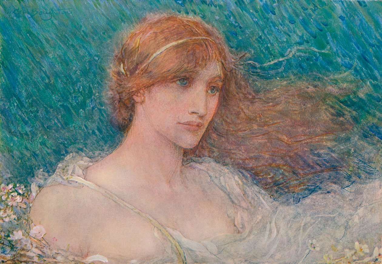 Abril, c1850-1905, 1906. de George Henry Boughton