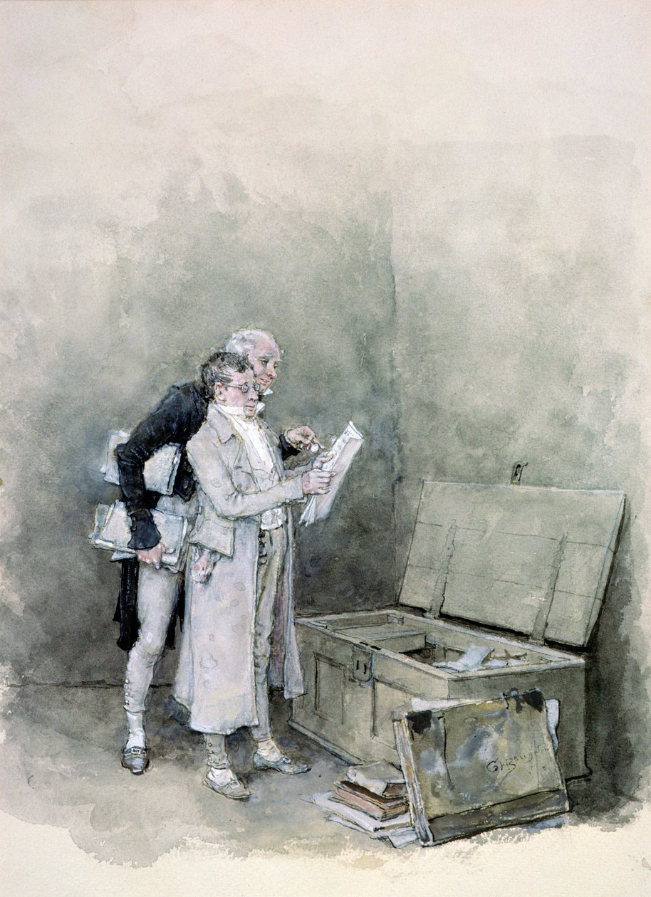 The Deed Chest de George Henry Boughton