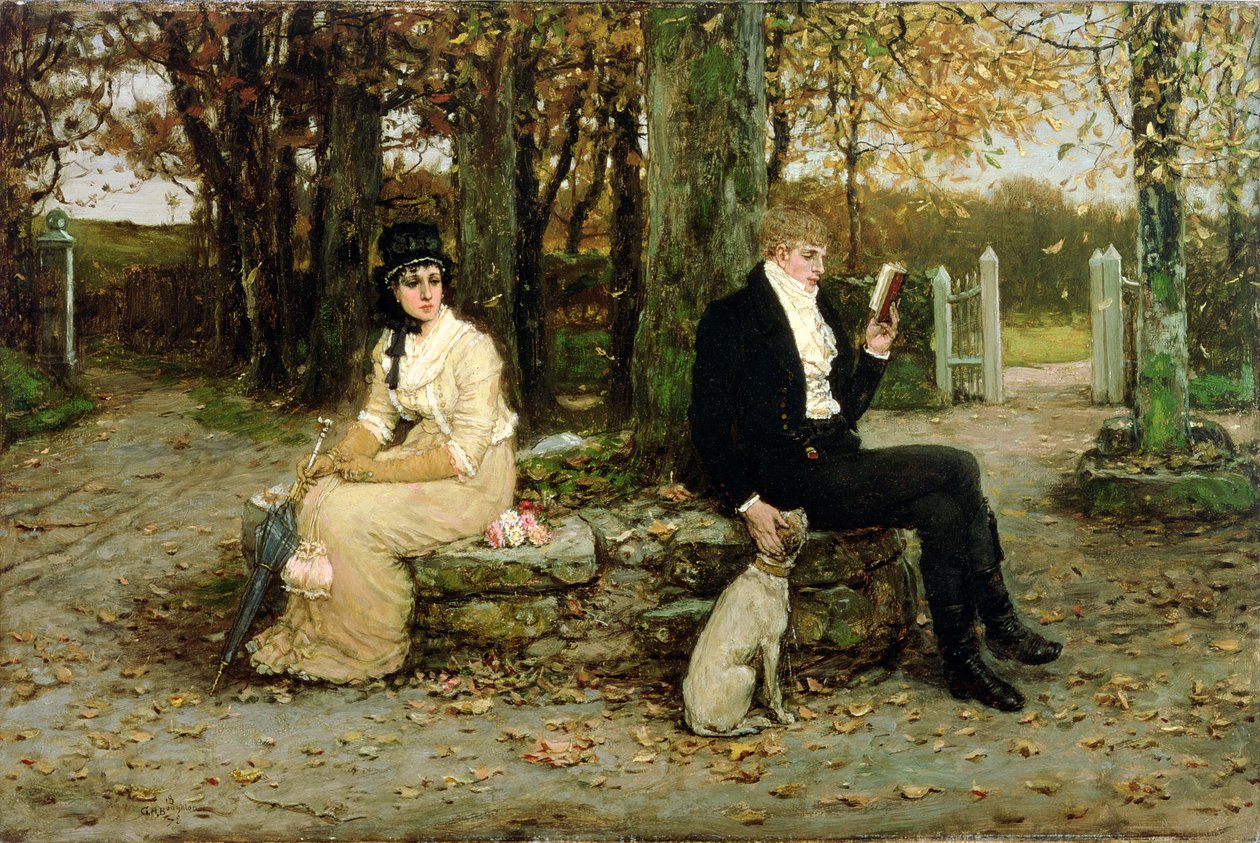 A Lua de Mel Minguante, 1878 de George Henry Boughton