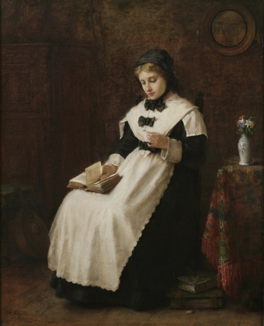 Pensamentos Errantes, 1865 de George Henry Boughton