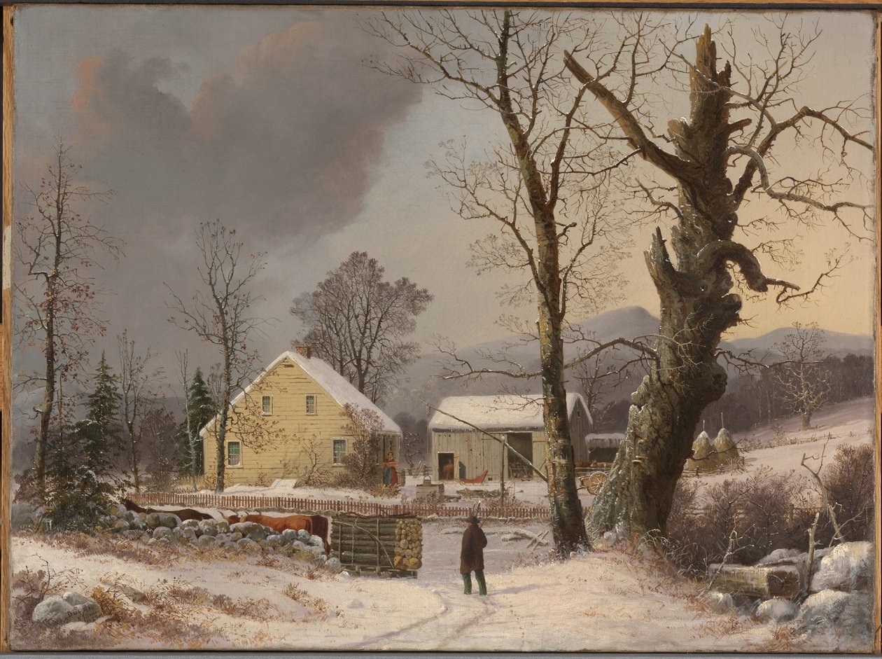 Paisagem de inverno de George Henry Durrie