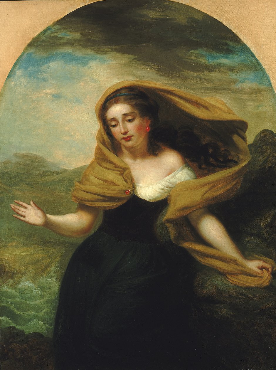 Miranda de A Tempestade, 1856. de George Henry Hall
