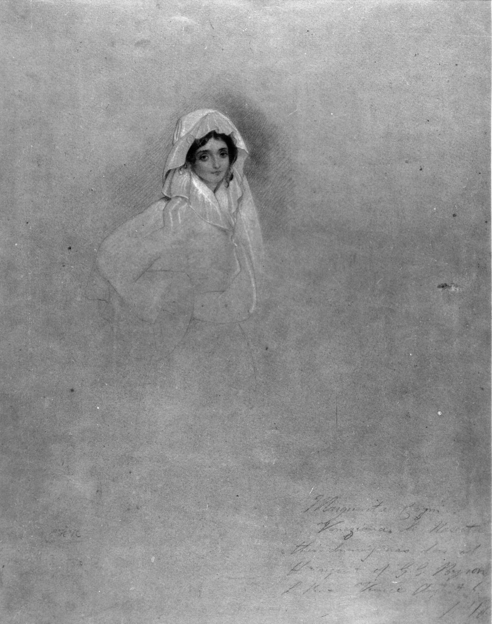 Margarita Cogni, 1818 (pastel sobre papel) de George Henry Harlow