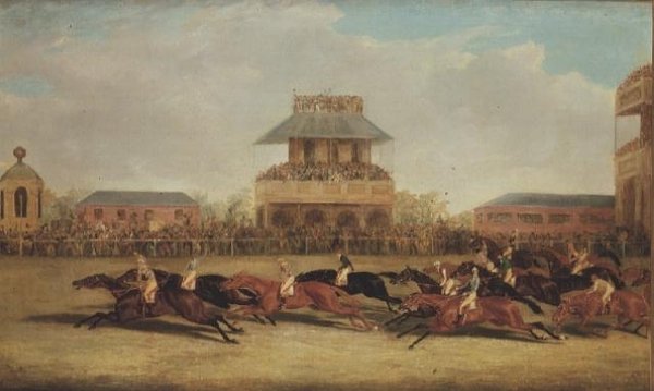 "Rockingham" batendo "Mussulman" e "Belshazzar". de George Henry Laporte