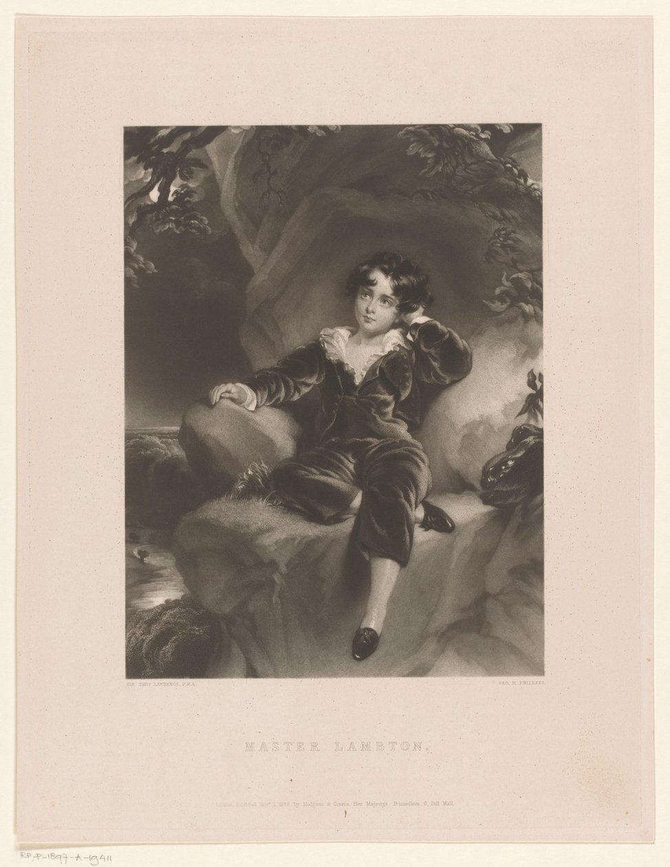 Retrato de Charles William Lambton Portret de Charles William Lambton de George Henry Phillips