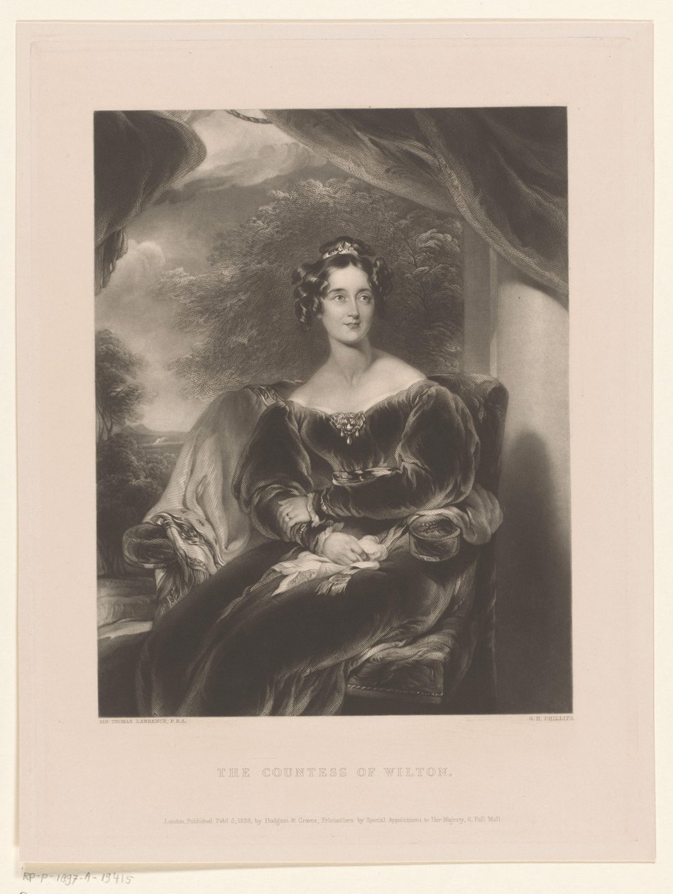 Portret van Mary Margaret Stanley
A Condessa de Wilton (título sobre o objecto) de George Henry Phillips