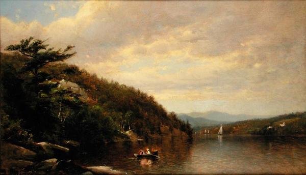 Navegação no Lago George de George Henry Smillie