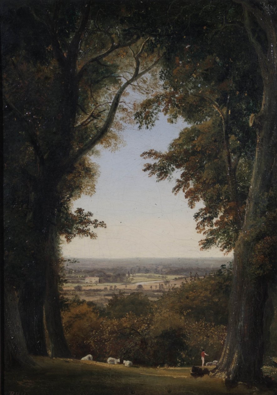Visão distante de Twickenham, Middlesex de George Hilditch
