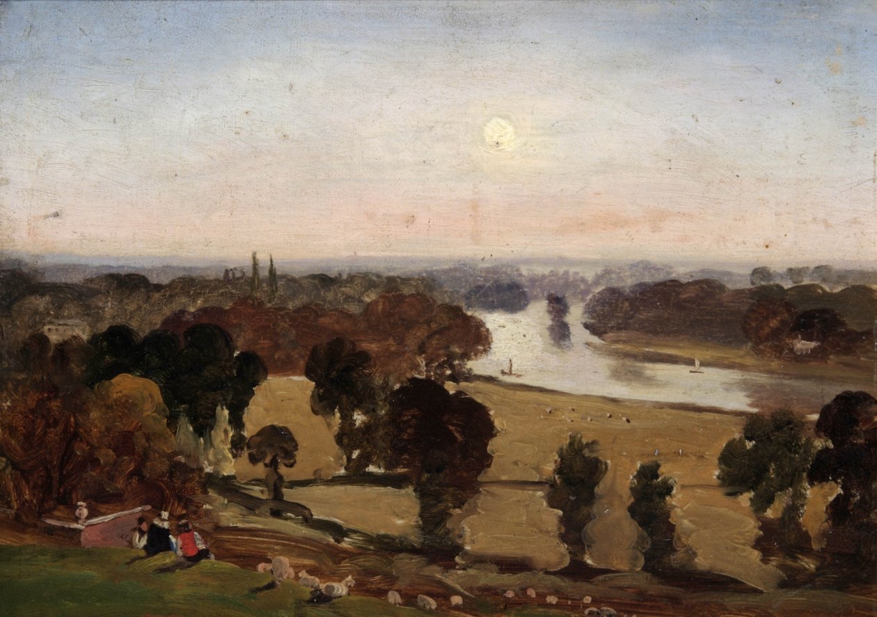 Vista do monte de richmond de George Hilditch