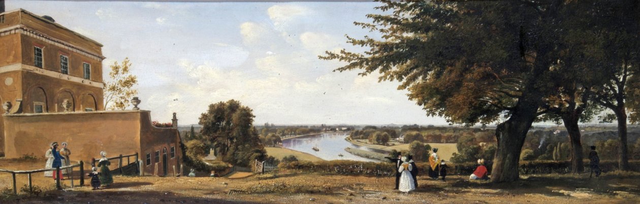 Vista de Richmond Hill com Wick à esquerda, 1837 de George Hilditch