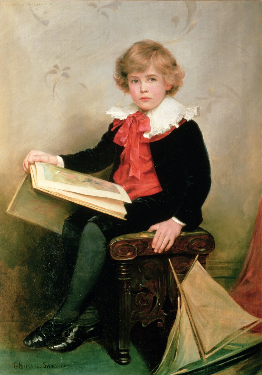 Retrato de Norman Stewart Davies de George Hillyard Swinstead