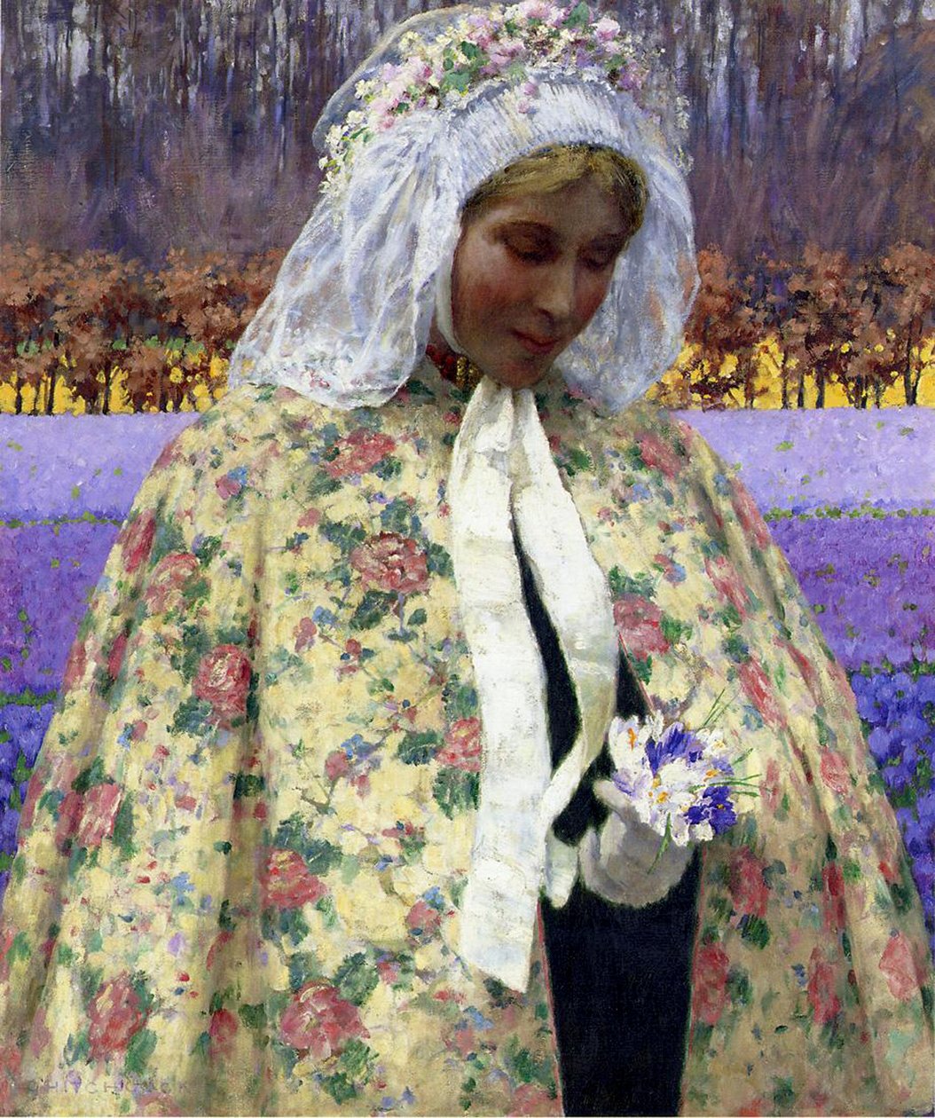 Páscoa, uma noiva em Brabante, c.1904 de George Hitchcock