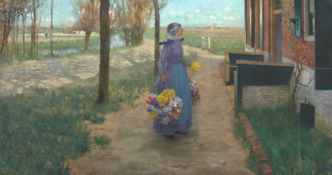 Florista na Holanda de George Hitchcock