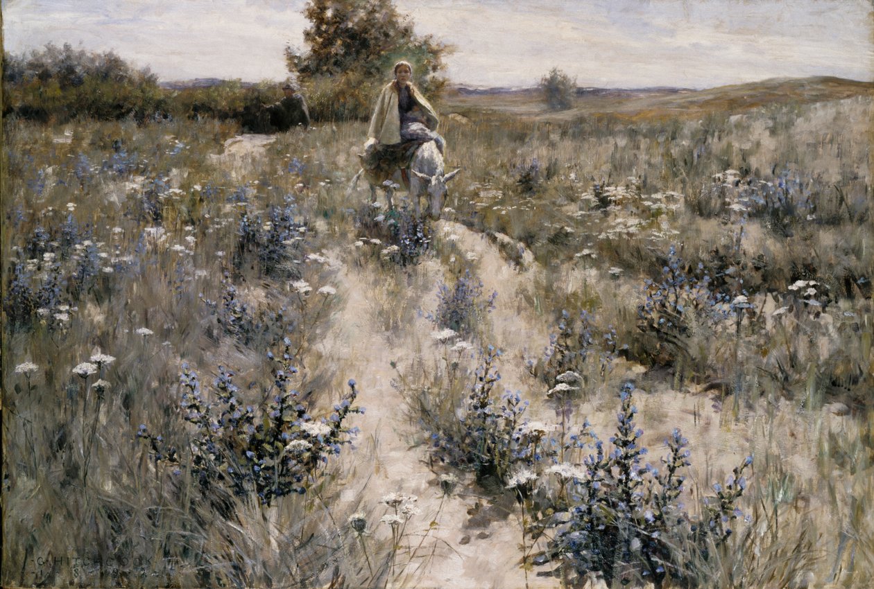 A fuga para o Egito, 1892. de George Hitchcock