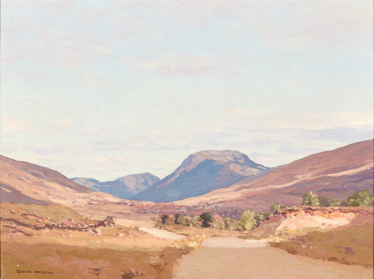 Glen Strae (óleo sobre tela) de George Houston