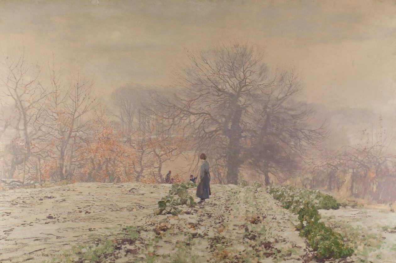 Manhã de Inverno (óleo sobre tela) de George Houston
