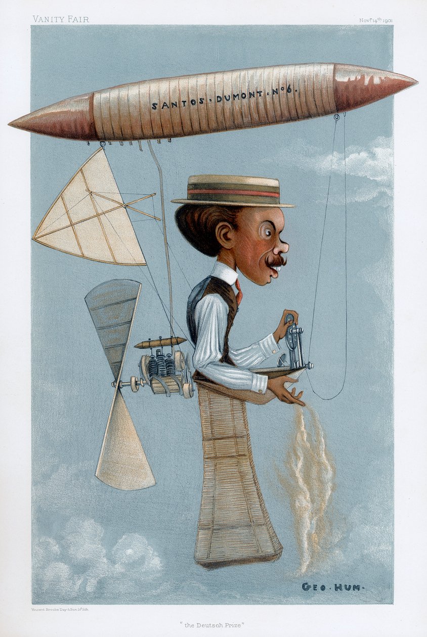 Alberto Santos-Dumont, pioneiro da aviação brasileira, 1901 de George Hum