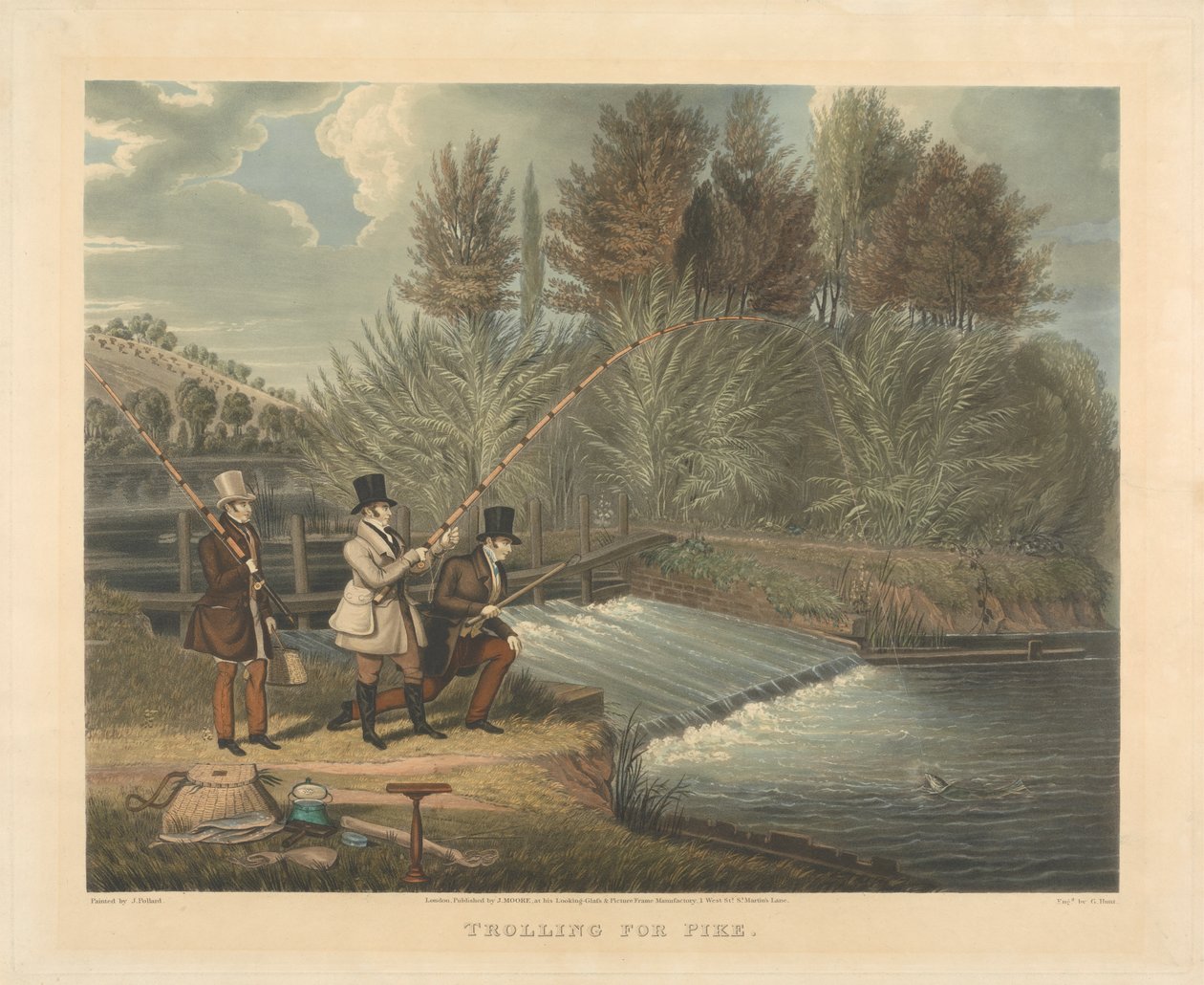 Pesca à linha [um par]: 1. Pesca à mosca de George Hunt