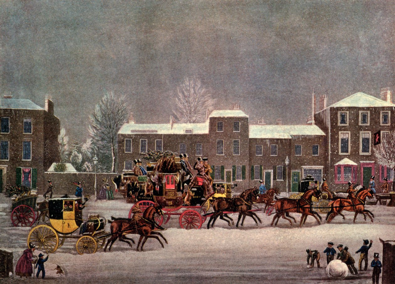 Abordagem para o Natal, século XIX, 1927. de George Hunt