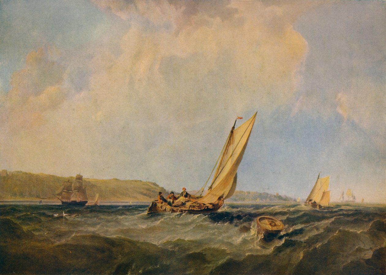 Explodindo Cowes, 1834 de George Hyde Chambers