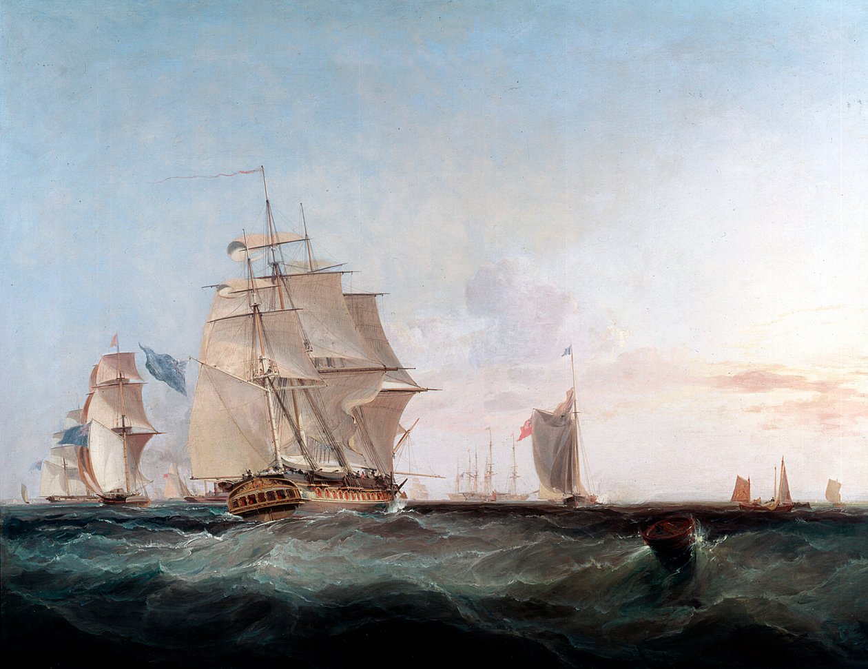 Comerciantes e outras remessas no Canal da Mancha, século XIX de George Hyde Chambers