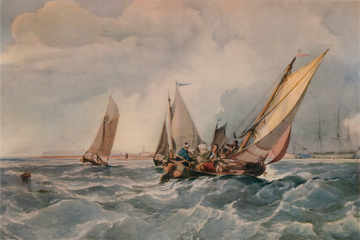 A pesca cheira, 1835 de George Hyde Chambers