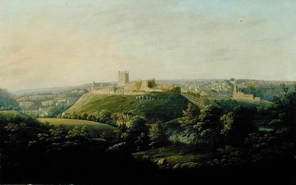 Uma Vista Extensiva de Richmond, Yorkshire (óleo sobre tela) de George I Cuitt