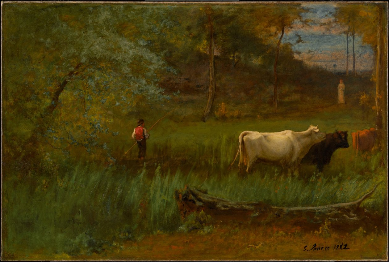 Uma pastoral de George Inness