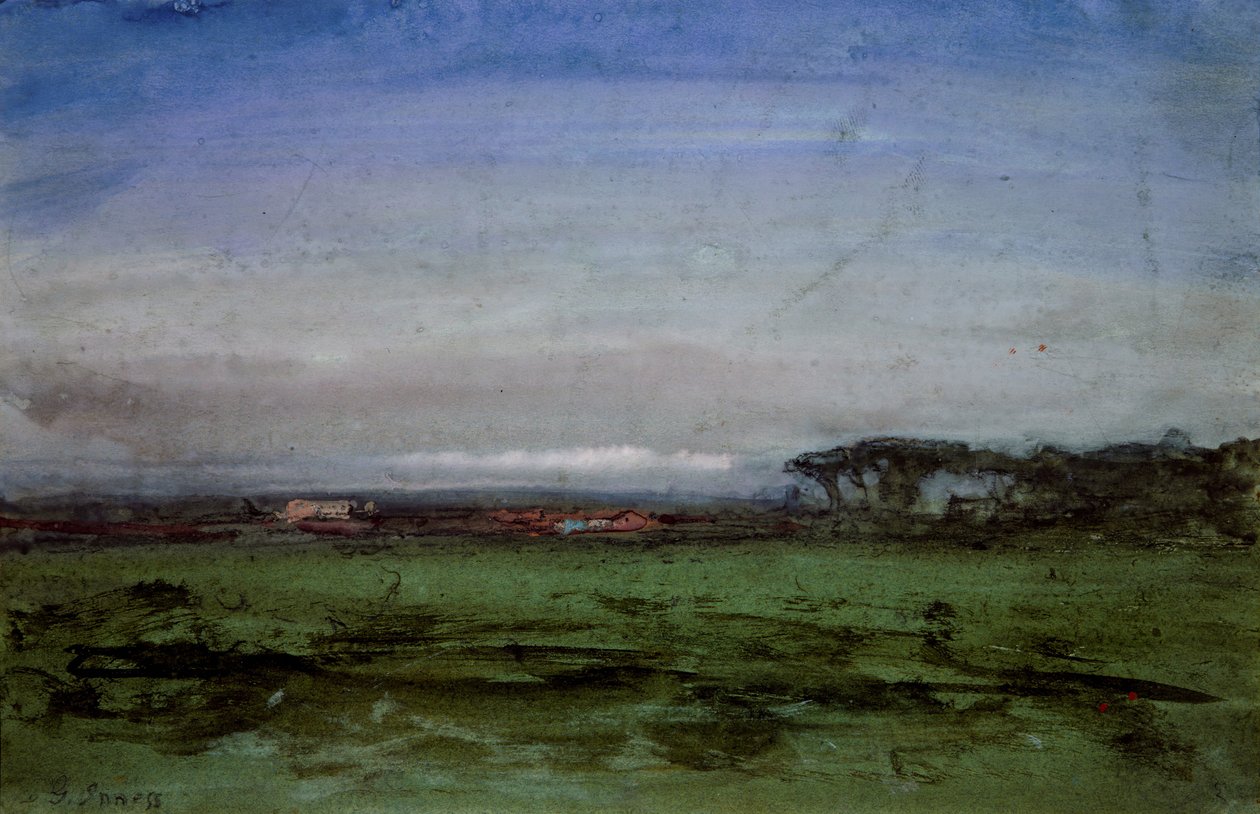 Do outro lado da Campagna, 1872. de George Inness