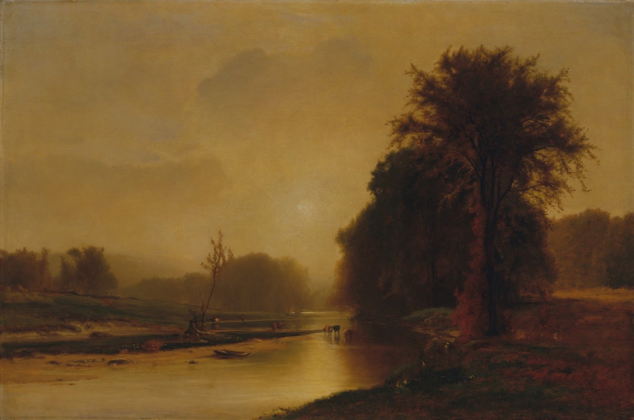 Prados de outono, 1869. de George Inness
