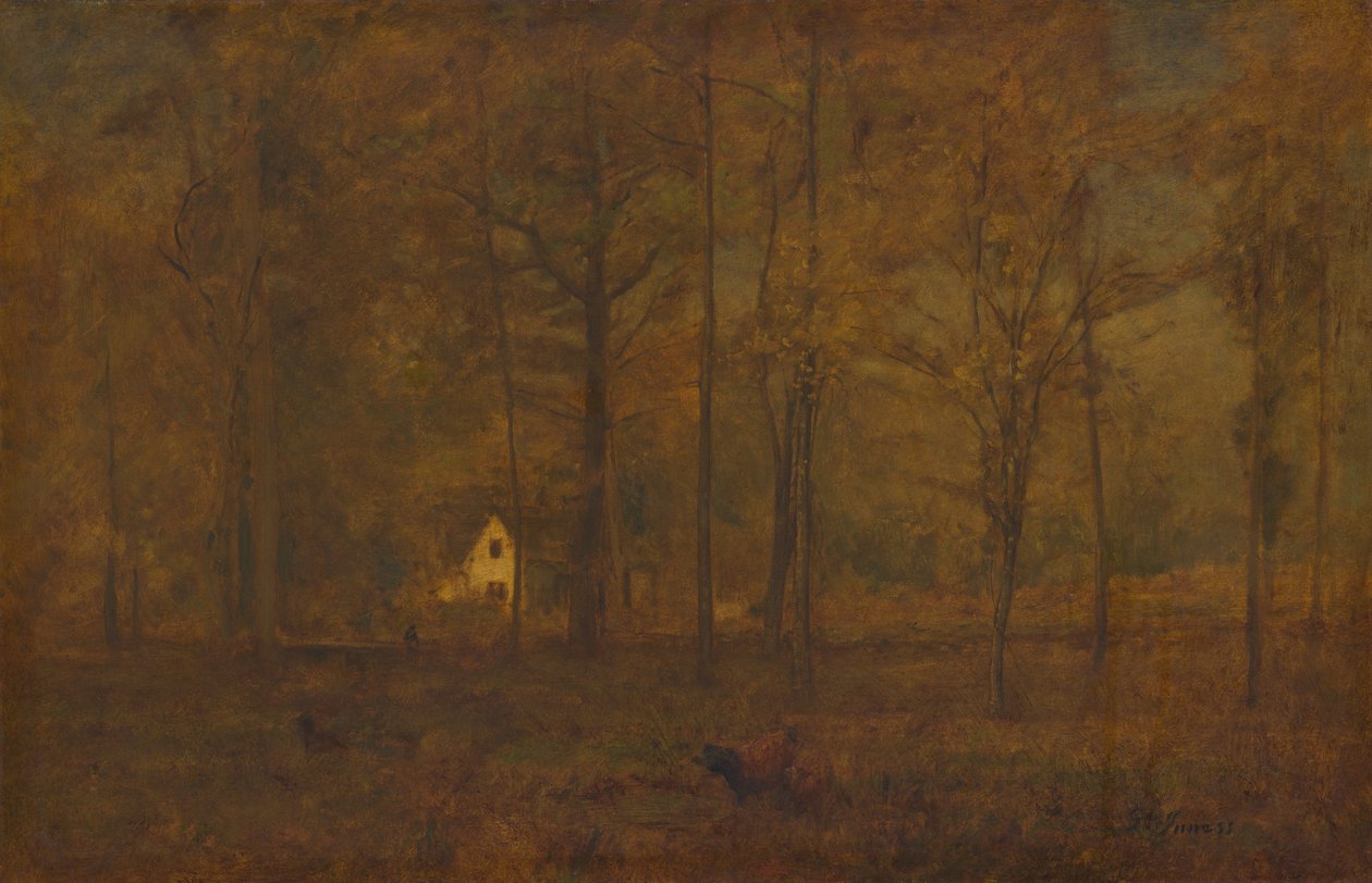 Bosques de outono de George Inness