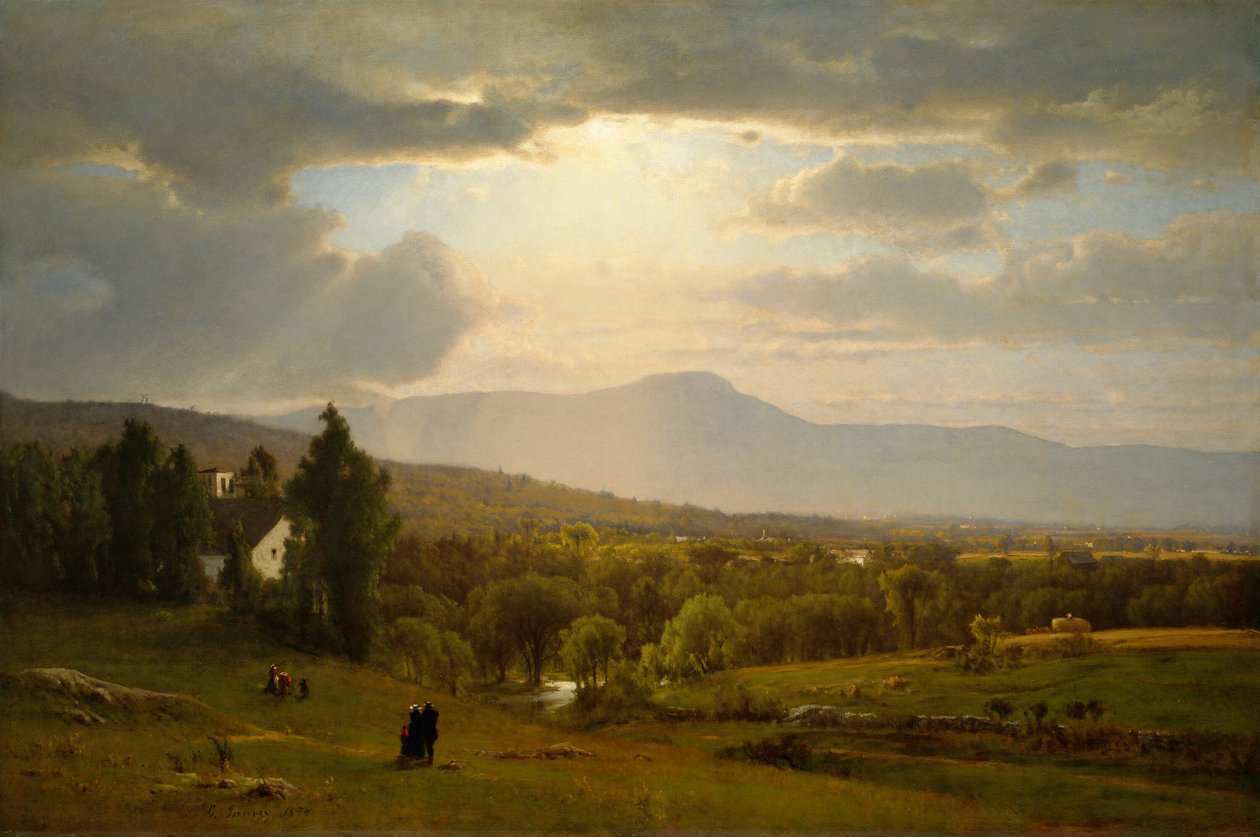 Montanhas Catskill, 1870. de George Inness