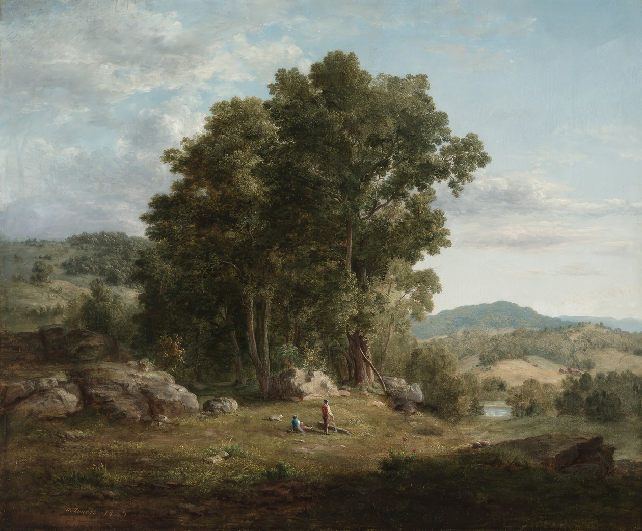 George Inness / "O Lenhador", 1849 de George Inness