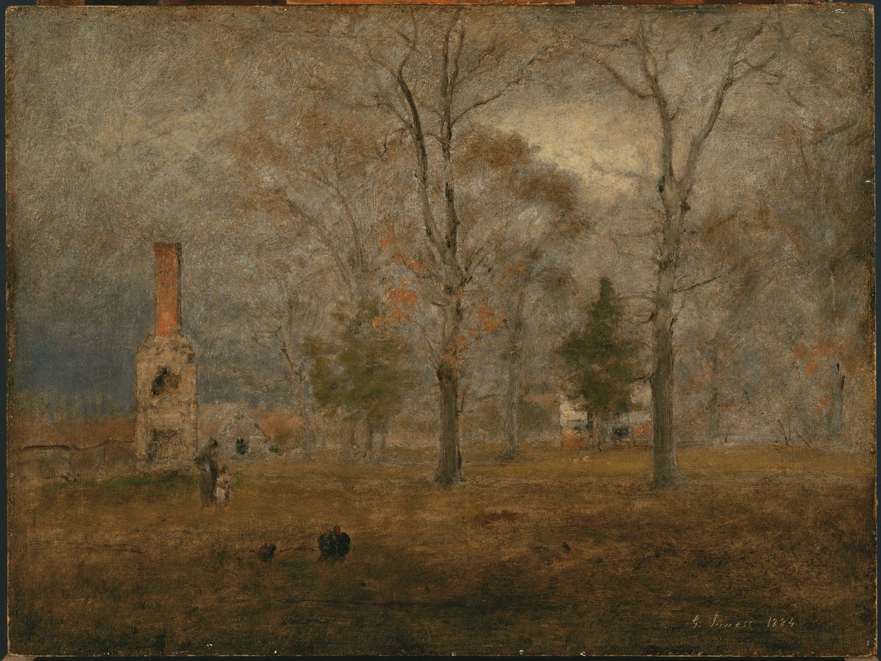 Dia cinzento, Goochland de George Inness