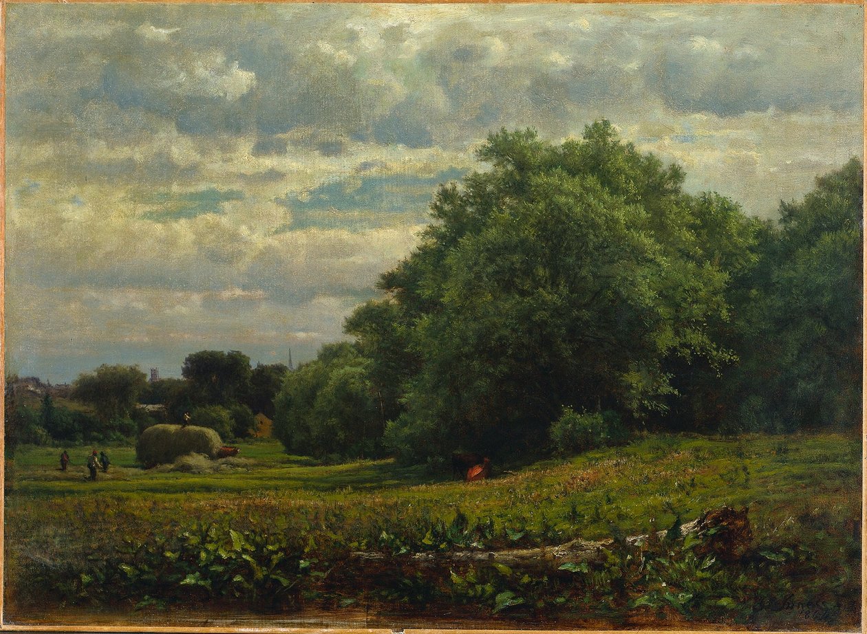 Tempo de colheita, 1864. de George Inness