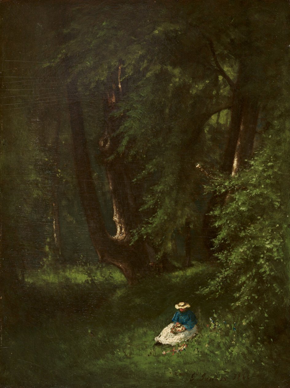 Na floresta de George Inness