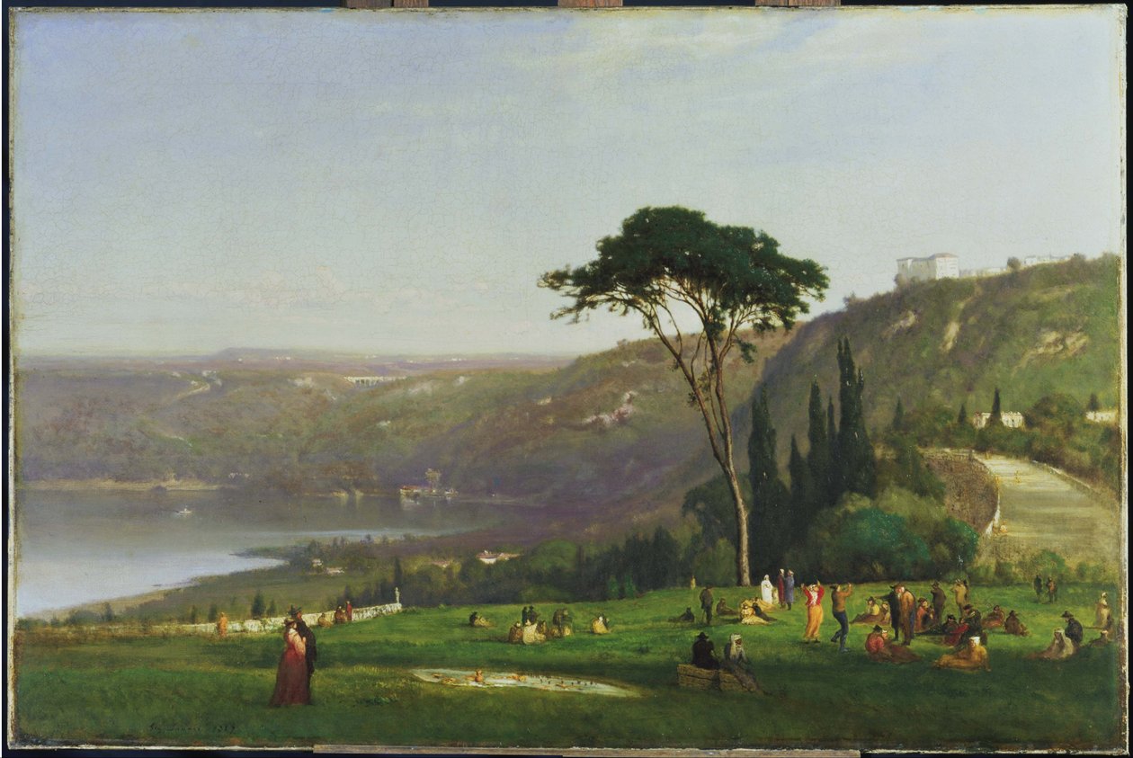Lago Albano de George Inness