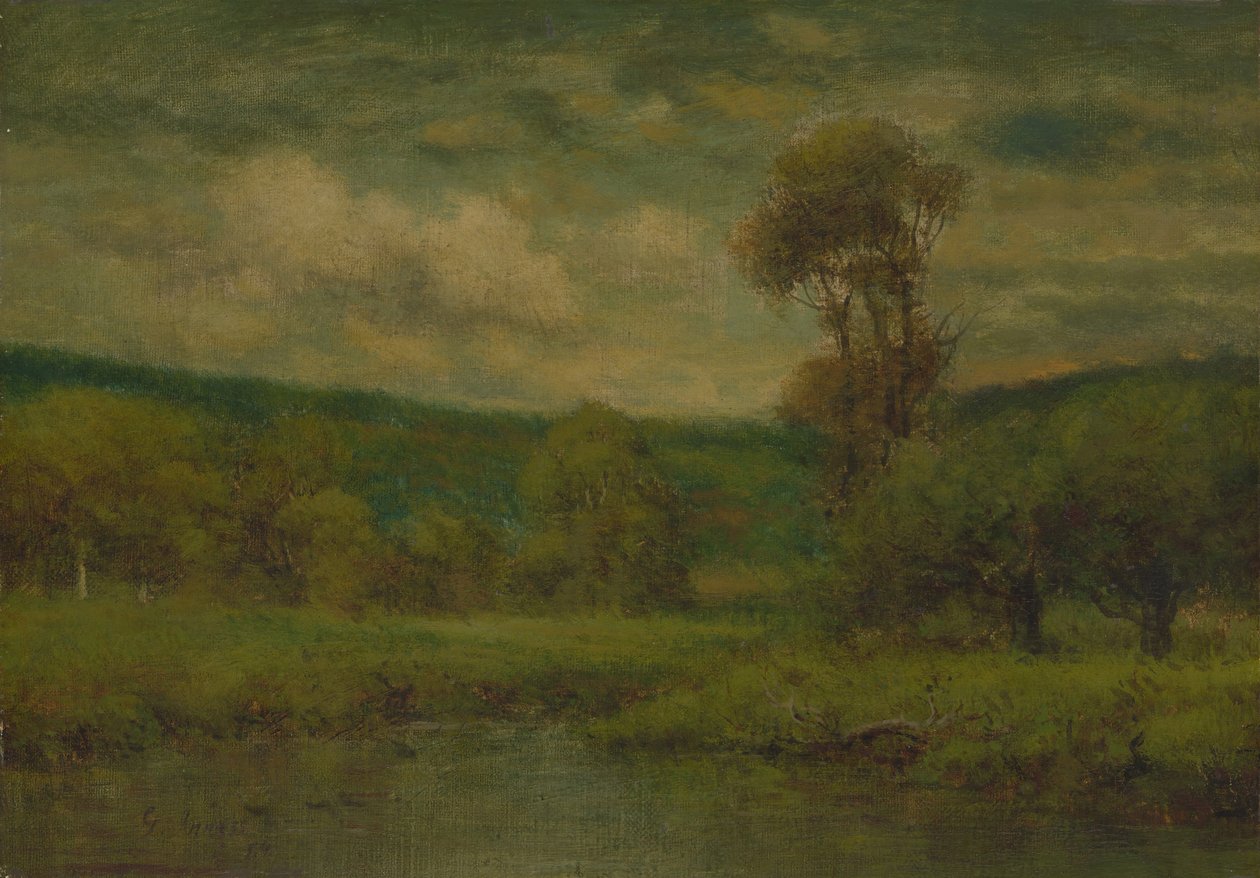 Paisagem, 1884 ou 1889. de George Inness