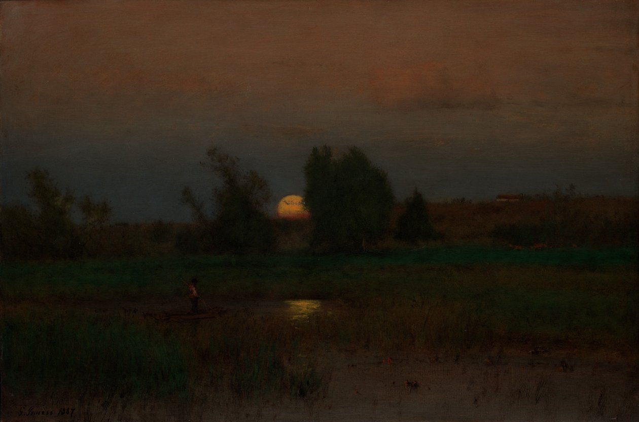 Nascer da Lua de George Inness