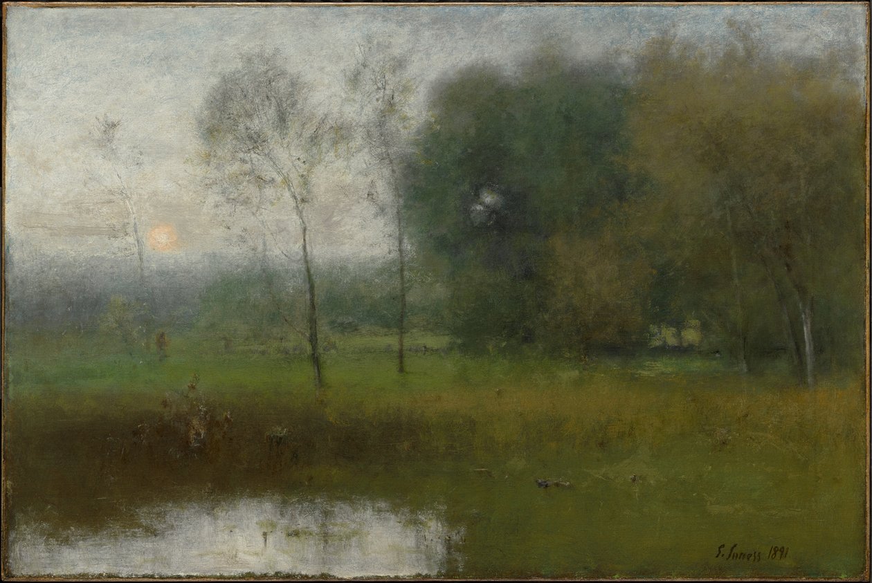 Paisagem de Nova Jérsia de George Inness