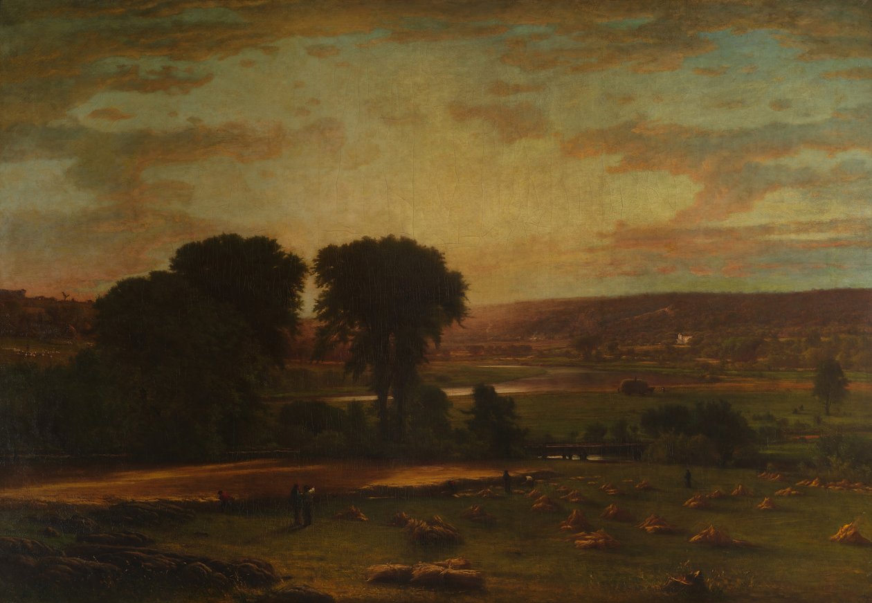 Paz e abundância, 1865. de George Inness