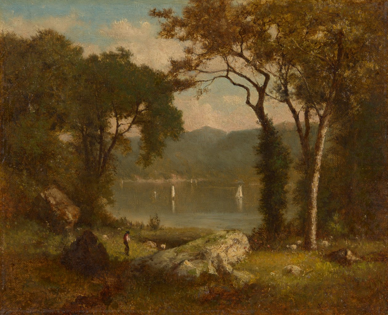 Paisagem romântica de George Inness
