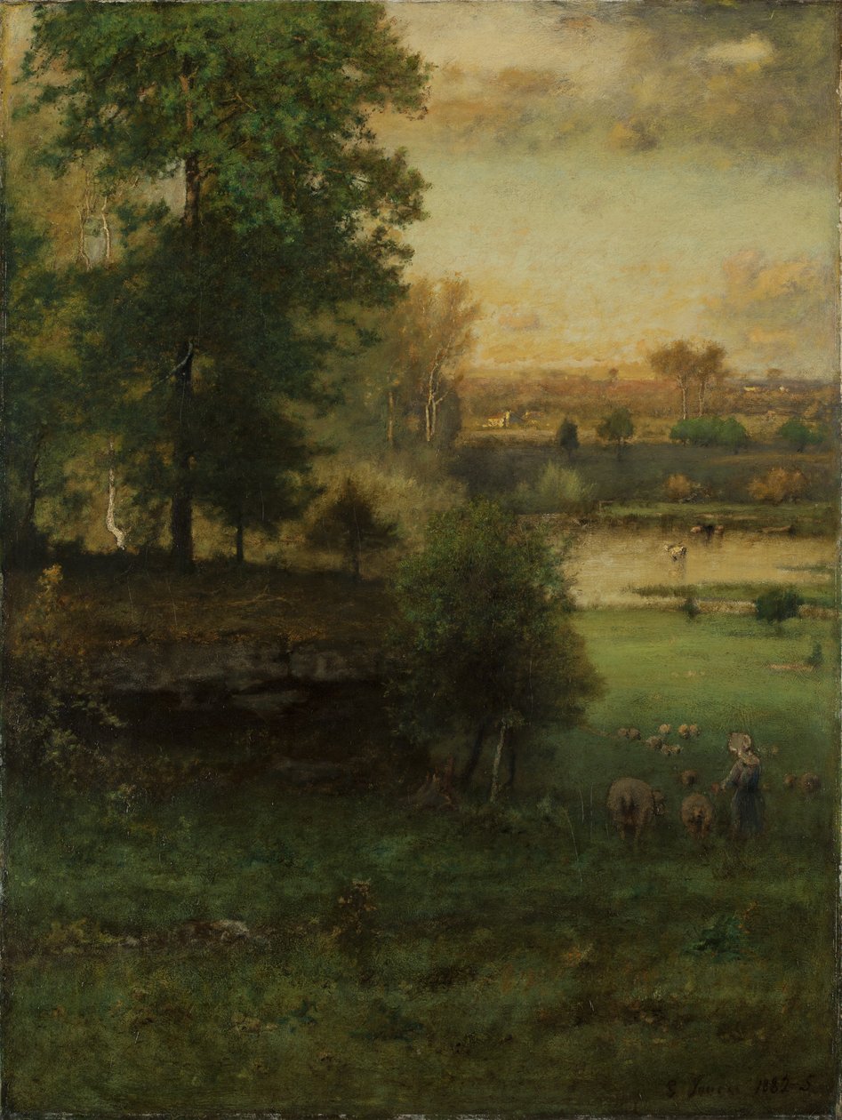 Cena em Durham, um idílio de George Inness