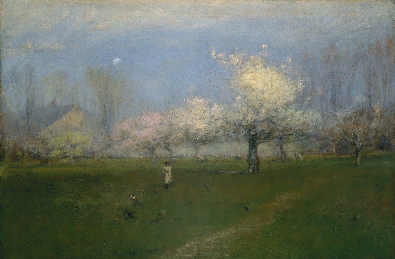 Spring Blossoms, Montclair, Nova Jersey, ca. 1891. de George Inness