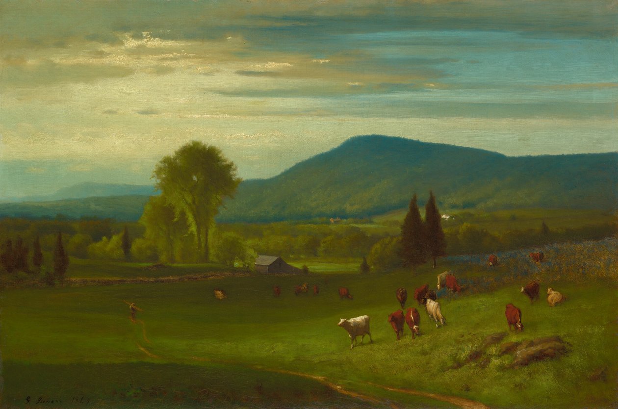 Verão nas Catskills, 1867. de George Inness