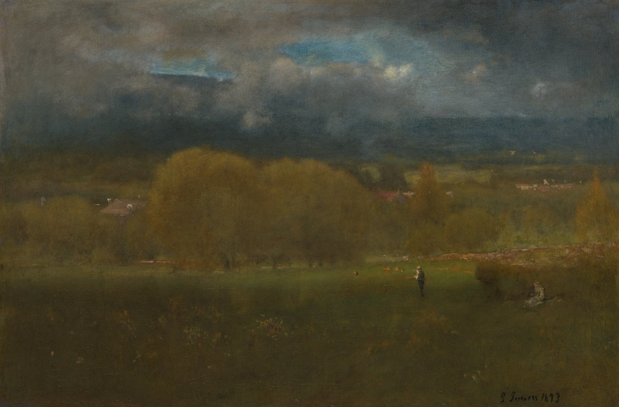 Vale iluminado pelo sol de George Inness