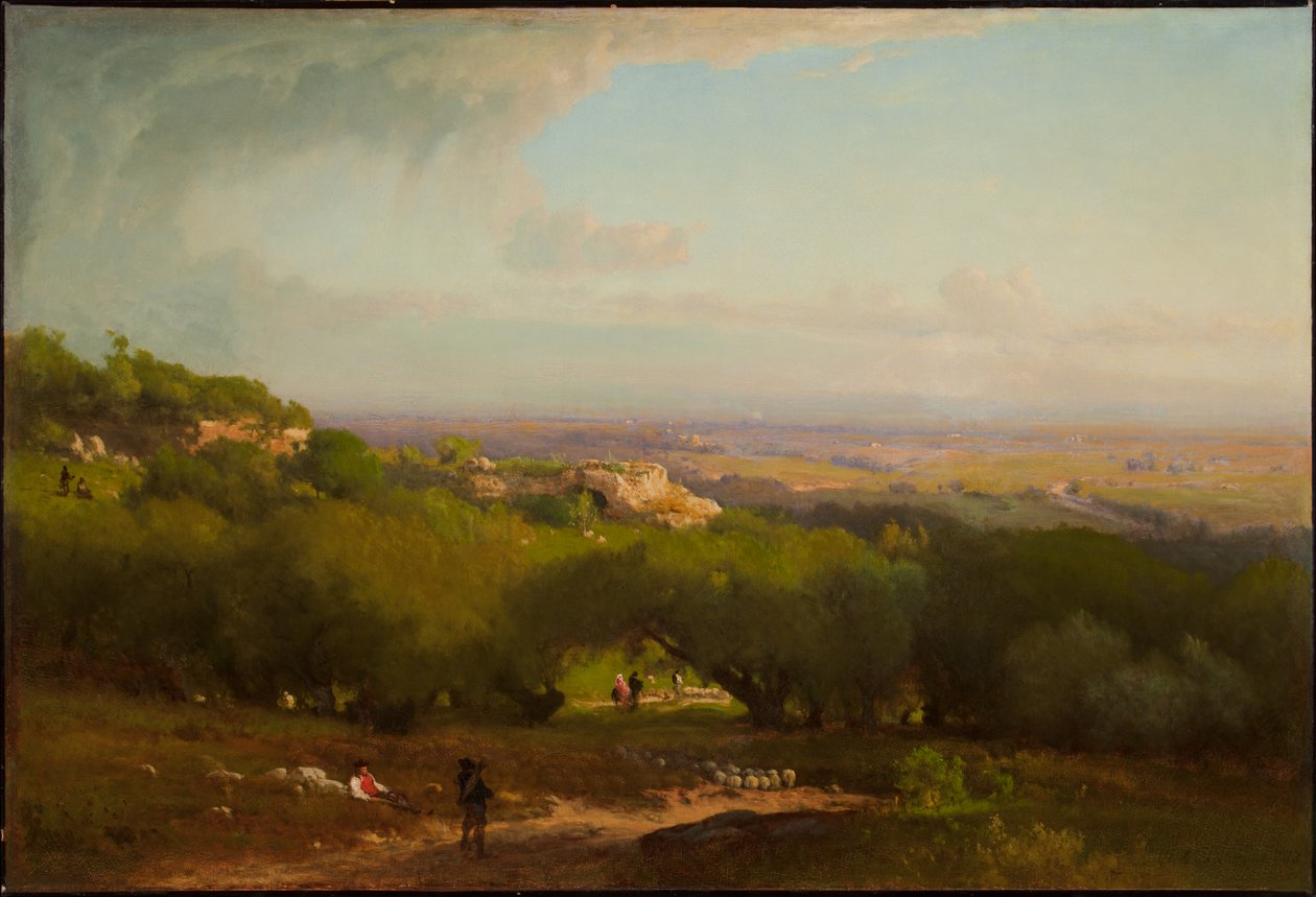 As colinas de Alban, 1873 de George Inness